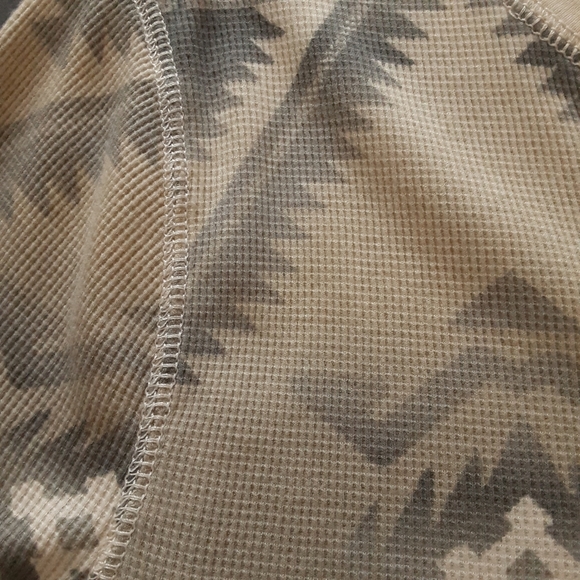 LRL, Lauren Jeans Co., SW Motif, LS Drawstring Close, Cotton Henley - Picture 10 of 11